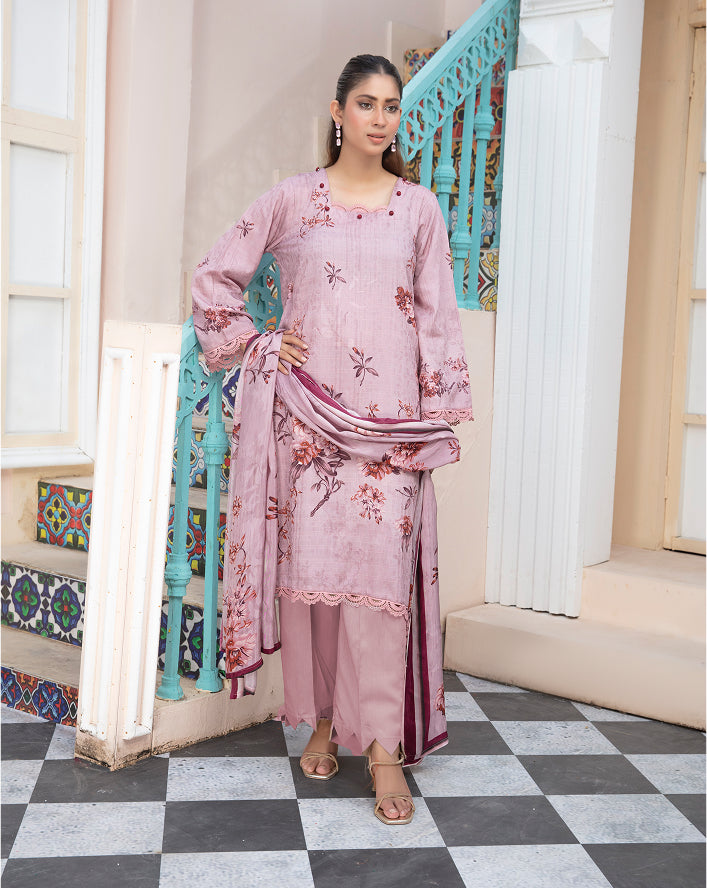ALEEZAY Viscose EMB Shirt & Dupatta VOL-2465
