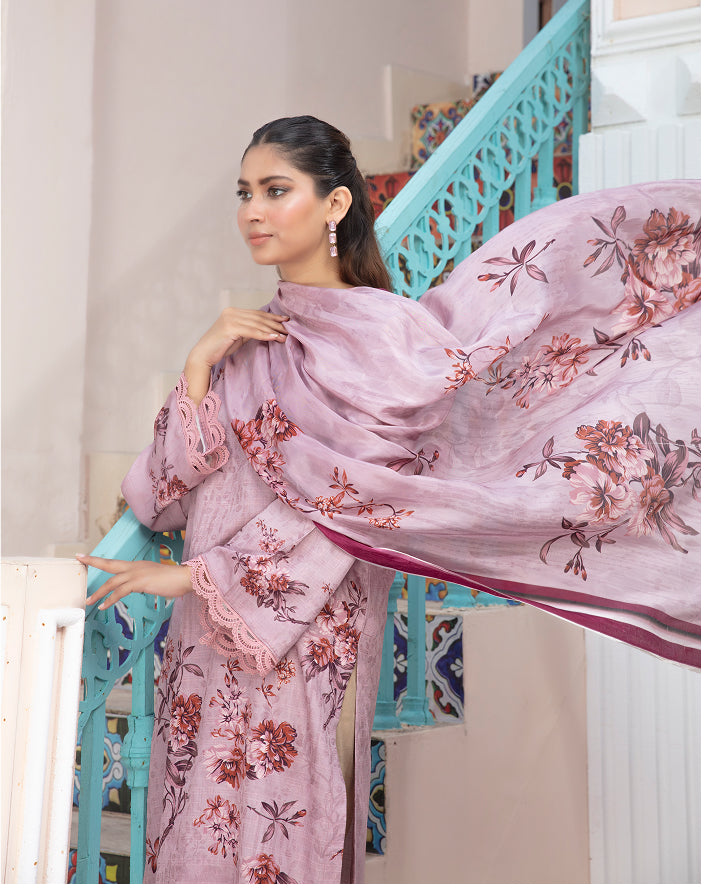 ALEEZAY Viscose EMB Shirt & Dupatta VOL-2465