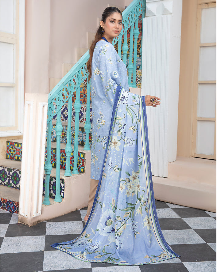 ALEEZAY Viscose EMB Shirt & Dupatta VOL-2465