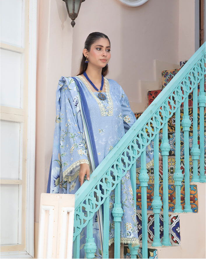 ALEEZAY Viscose EMB Shirt & Dupatta VOL-2465
