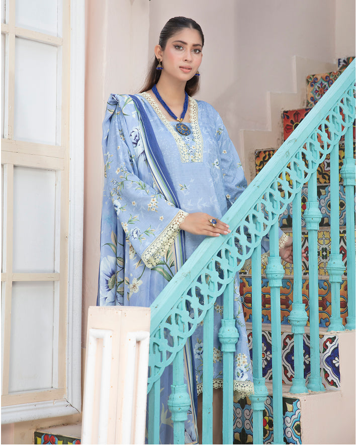 ALEEZAY Viscose EMB Shirt & Dupatta VOL-2465
