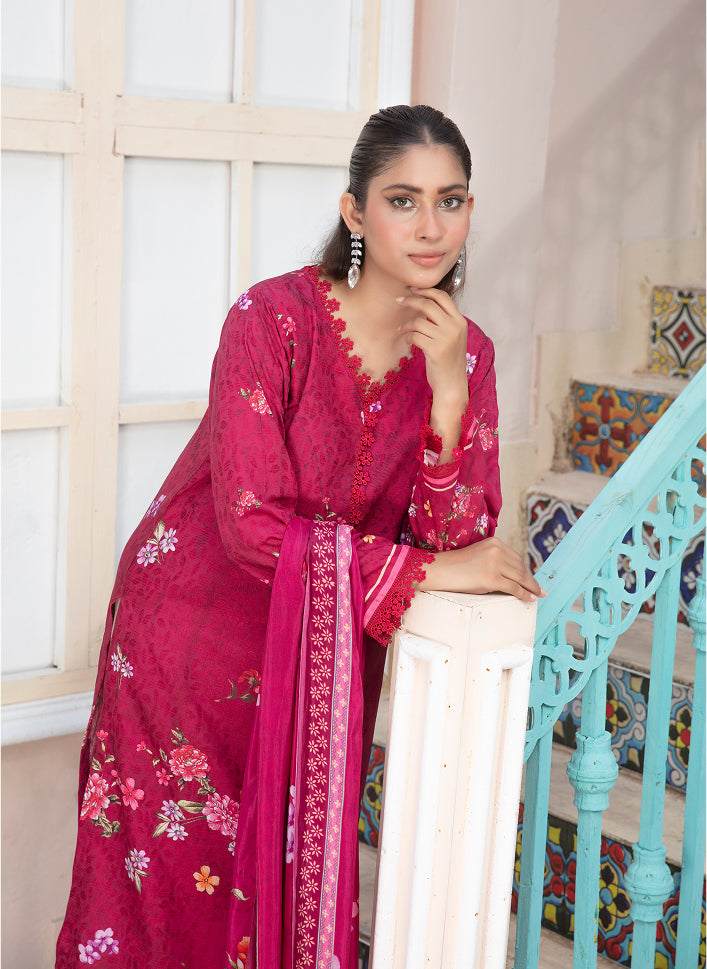 ALEEZAY Viscose EMB Shirt & Dupatta VOL-2465