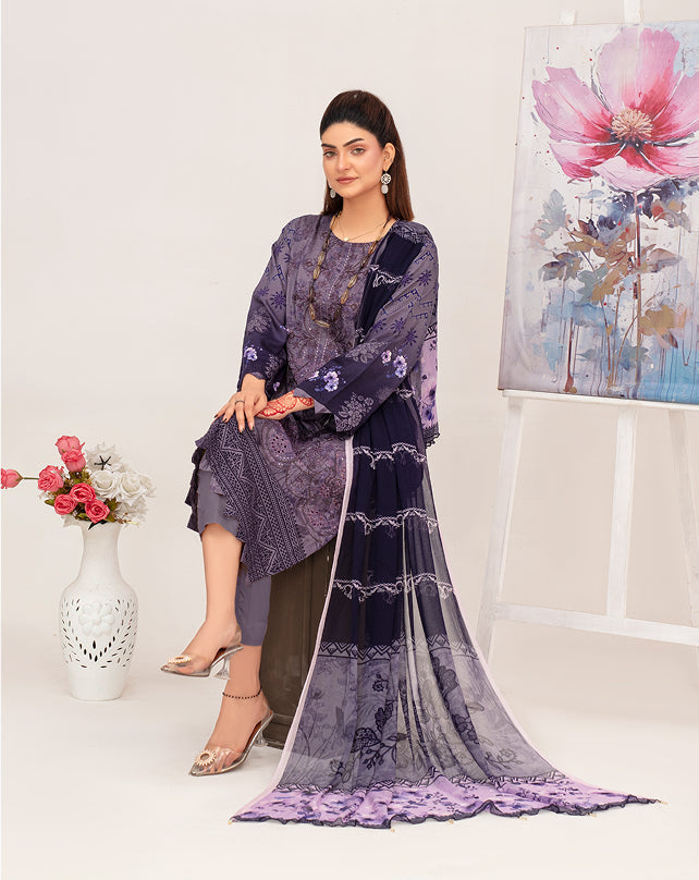SUNDER Viscose EMB Shirt & Dupatta VOL-2461