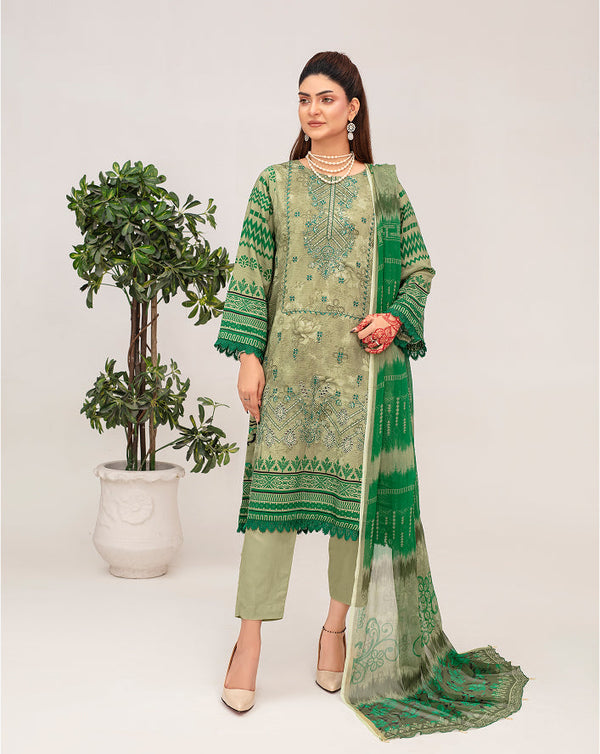 SUNDER Viscose EMB Shirt & Dupatta VOL-2461