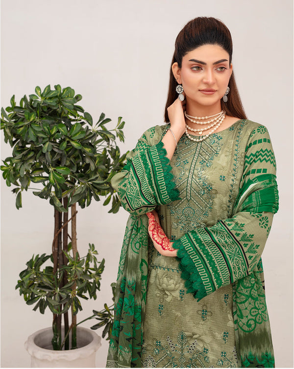 SUNDER Viscose EMB Shirt & Dupatta VOL-2461