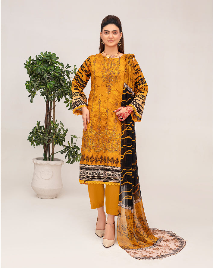 SUNDER Viscose EMB Shirt & Dupatta VOL-2461