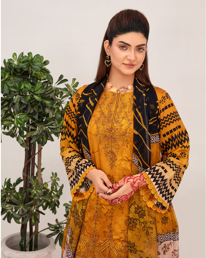 SUNDER Viscose EMB Shirt & Dupatta VOL-2461