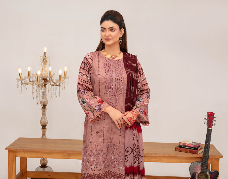 SUNDER Viscose EMB Shirt & Dupatta VOL-2461