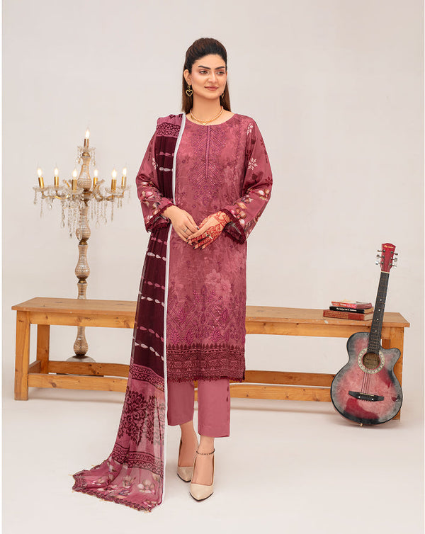 SUNDER Viscose EMB Shirt & Dupatta VOL-2461