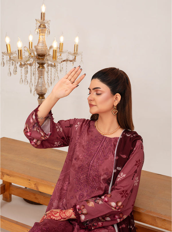 SUNDER Viscose EMB Shirt & Dupatta VOL-2461