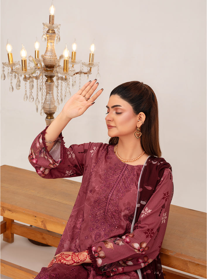 SUNDER Viscose EMB Shirt & Dupatta VOL-2461