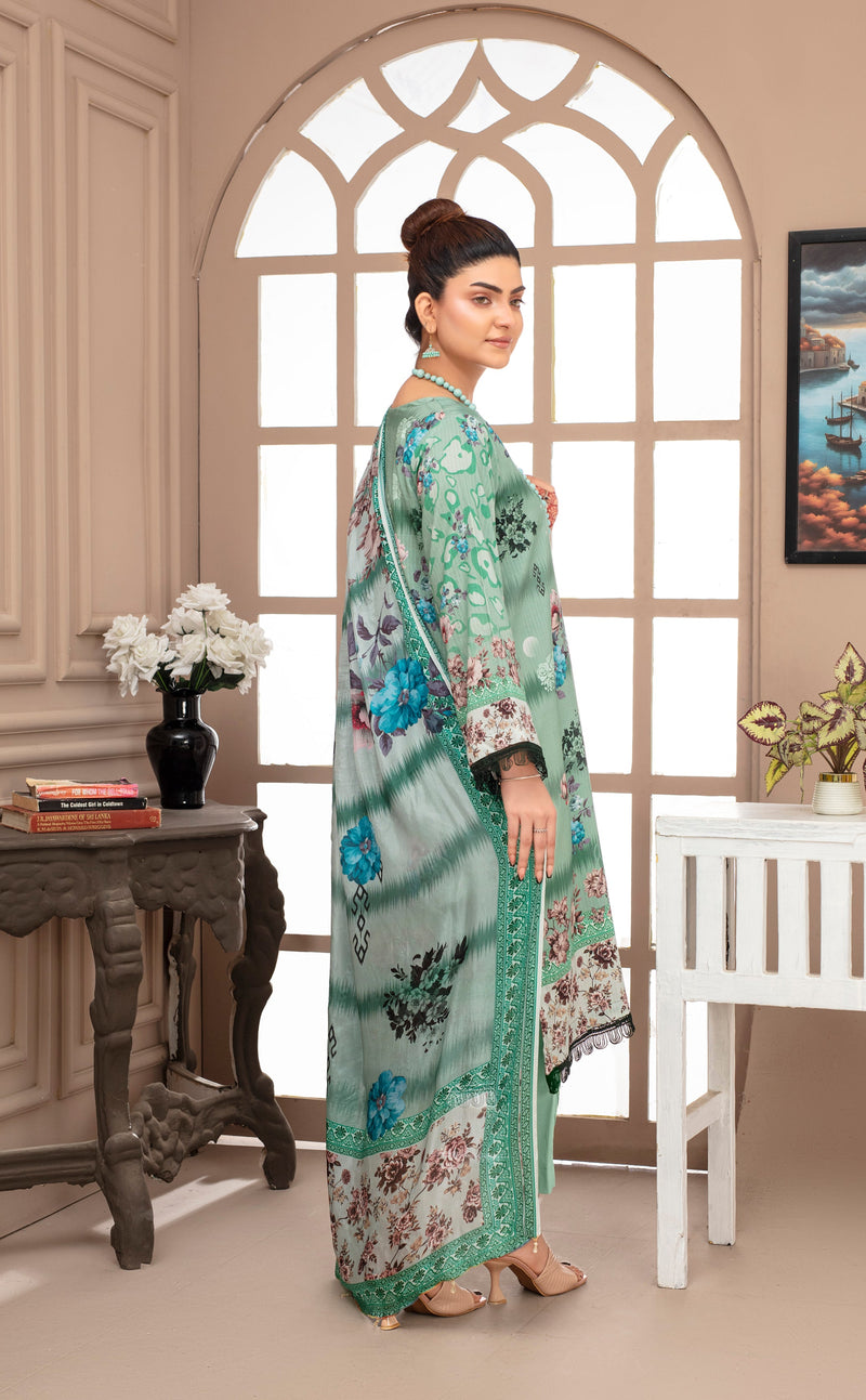 ALEEZAY Viscose PRINT Shirt & Dupatta Vol-2468