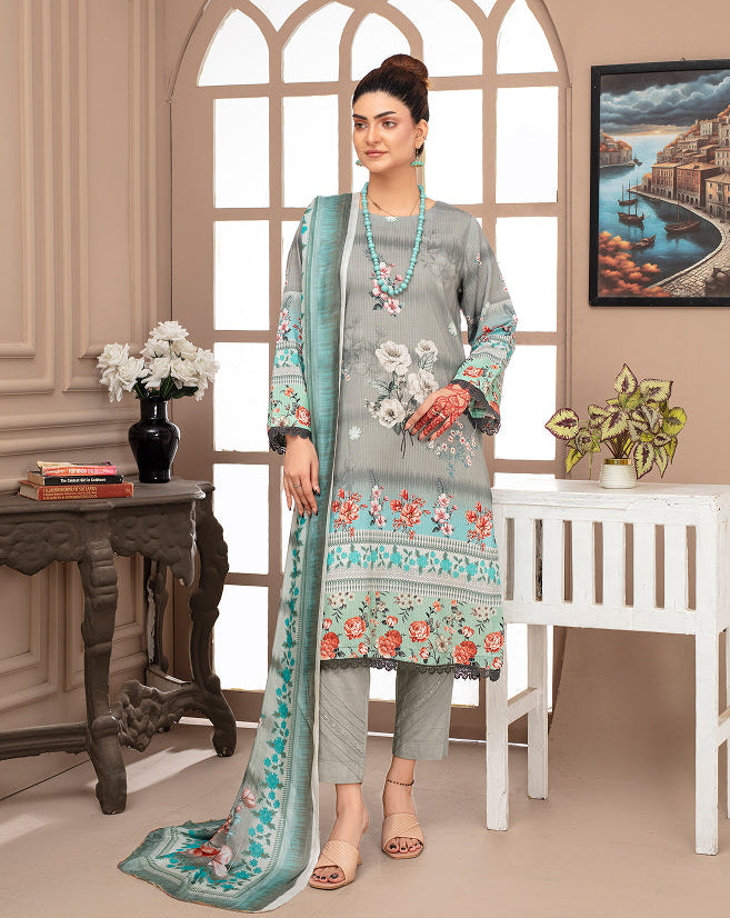 ALEEZAY Viscose PRINT Shirt & Dupatta Vol-2468