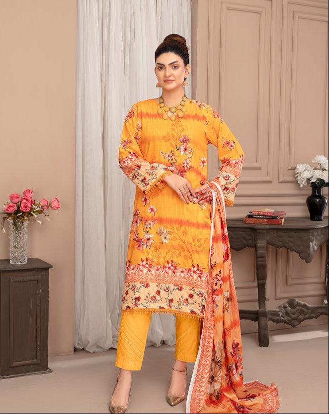 ALEEZAY Viscose PRINT Shirt & Dupatta Vol-2468
