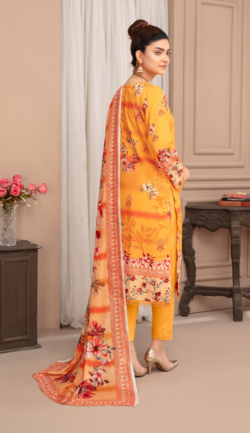 ALEEZAY Viscose PRINT Shirt & Dupatta Vol-2468