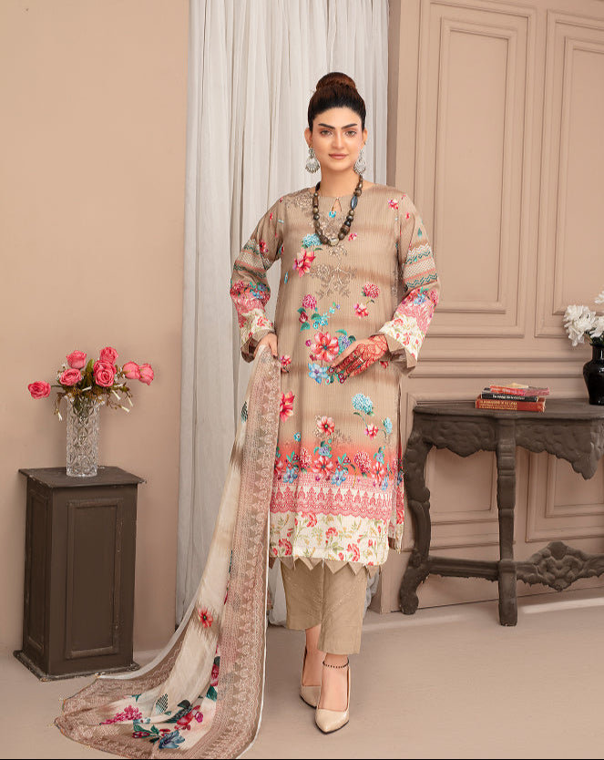 ALEEZAY Viscose PRINT Shirt & Dupatta Vol-2468