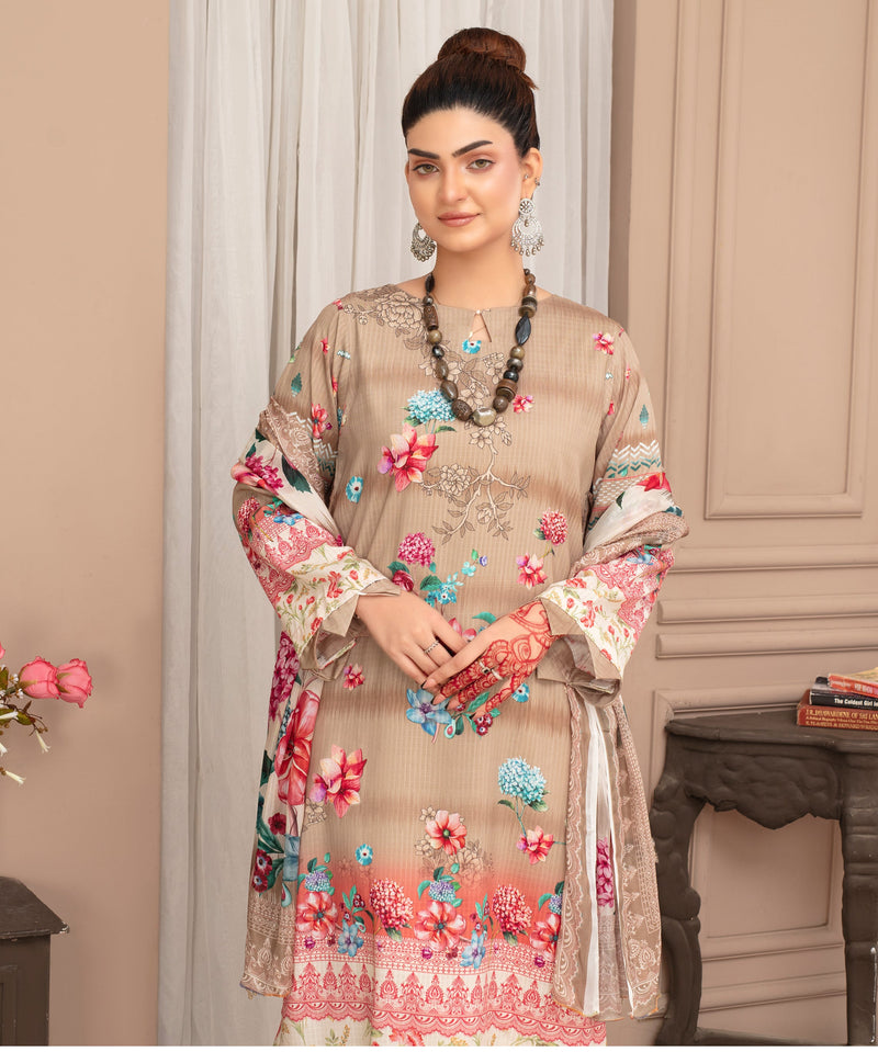 ALEEZAY Viscose PRINT Shirt & Dupatta Vol-2468