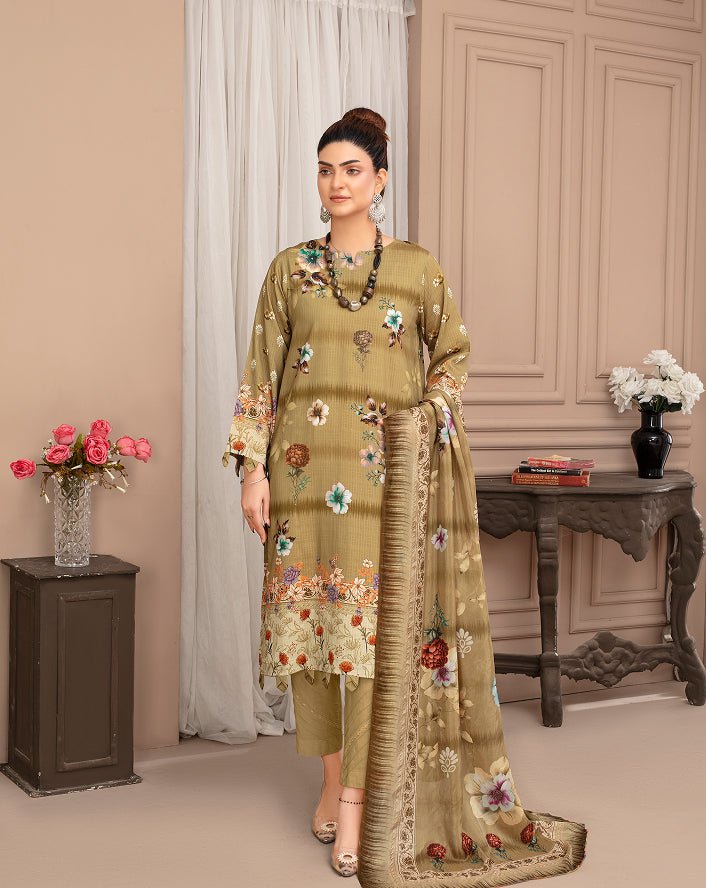 ALEEZAY Viscose PRINT Shirt & Dupatta Vol-2468