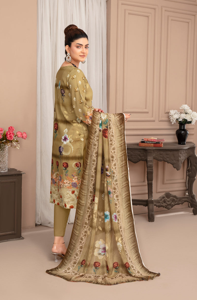 ALEEZAY Viscose PRINT Shirt & Dupatta Vol-2468