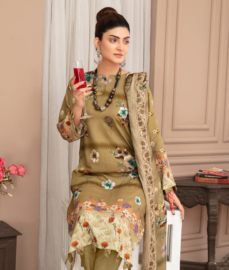 ALEEZAY Viscose PRINT Shirt & Dupatta Vol-2468