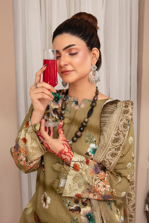 ALEEZAY Viscose PRINT Shirt & Dupatta Vol-2468