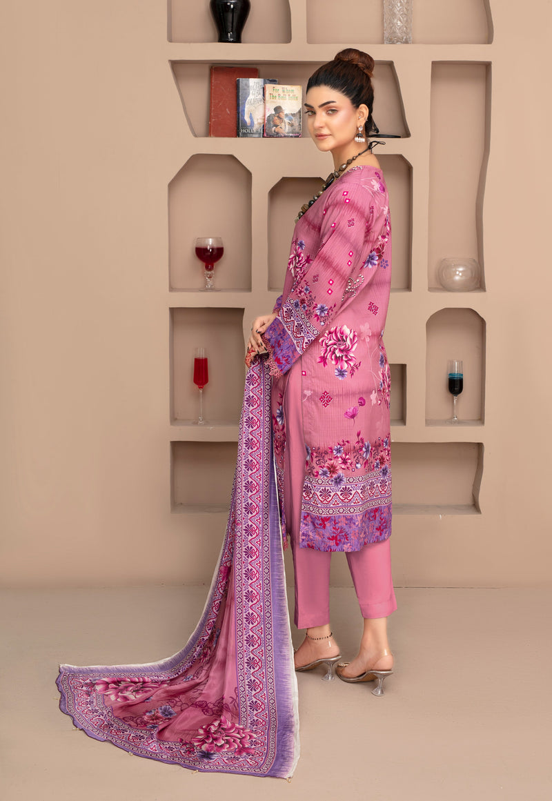 ALEEZAY Viscose PRINT Shirt & Dupatta Vol-2468