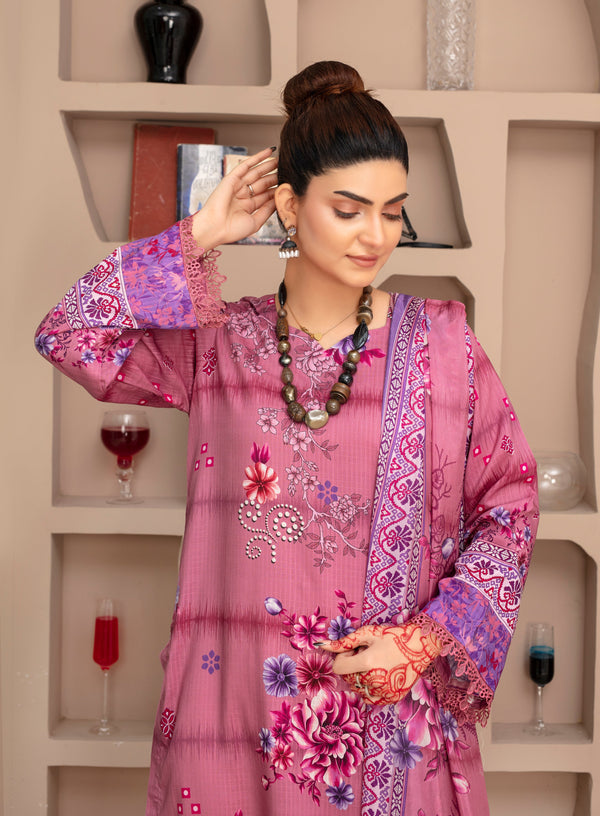 ALEEZAY Viscose PRINT Shirt & Dupatta Vol-2468