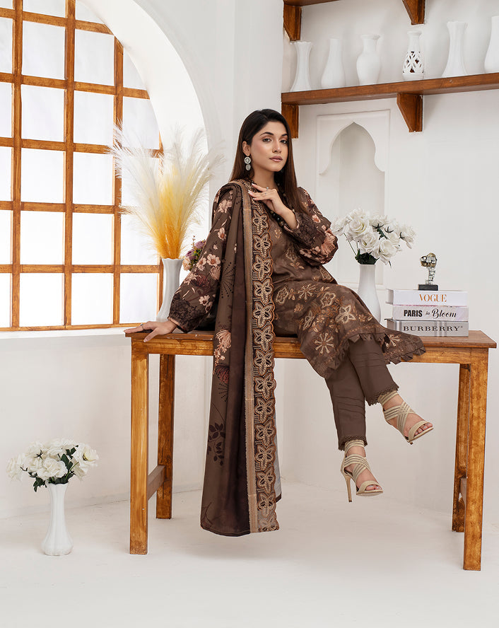 KOMAL Viscose EMB  Shirt & Dupatta VOL- 2463