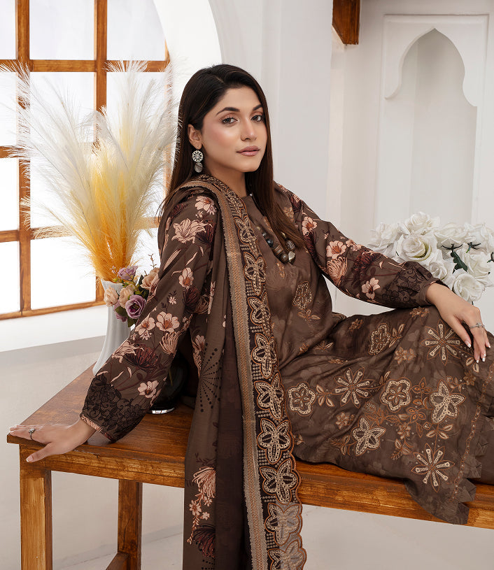 KOMAL Viscose EMB  Shirt & Dupatta VOL- 2463