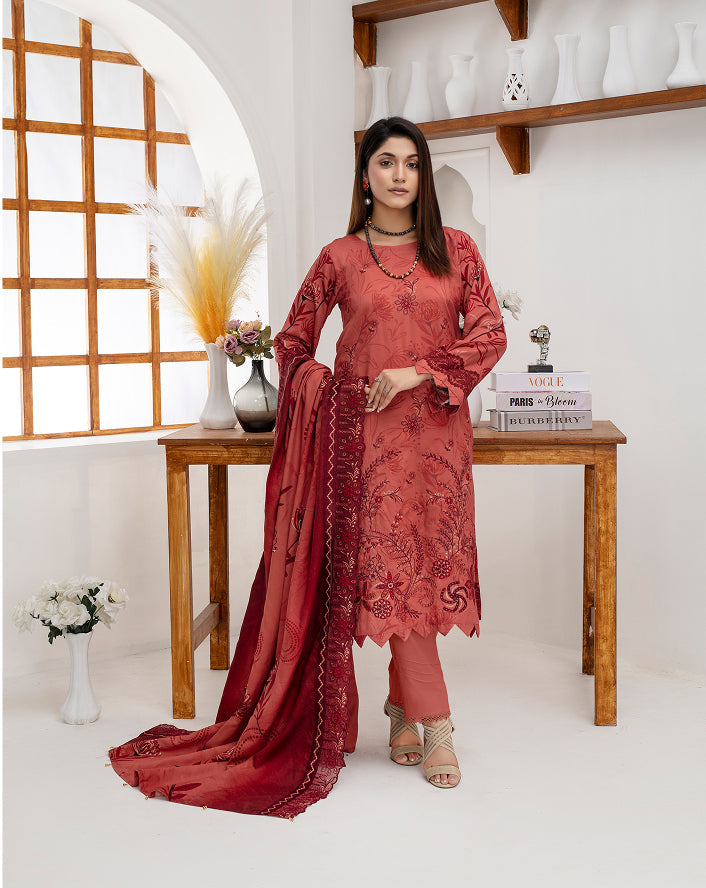 KOMAL Viscose EMB  Shirt & Dupatta VOL- 2463