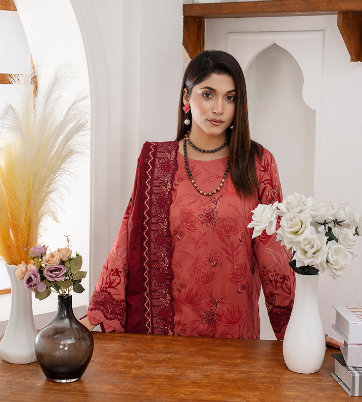 KOMAL Viscose EMB  Shirt & Dupatta VOL- 2463