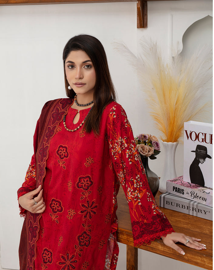KOMAL Viscose EMB  Shirt & Dupatta VOL- 2463