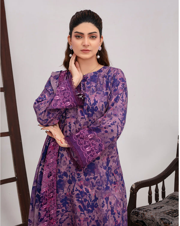 ALEEZAY Viscose Print Shirt & Dupatta VOL-2471