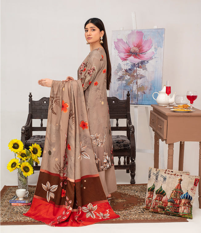 ALEEZAY Viscose Print Shirt & Dupatta Vol-2455