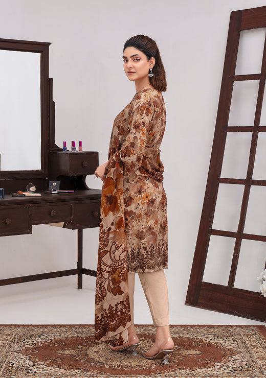 ALEEZAY Viscose Print Shirt & Dupatta VOL-2471