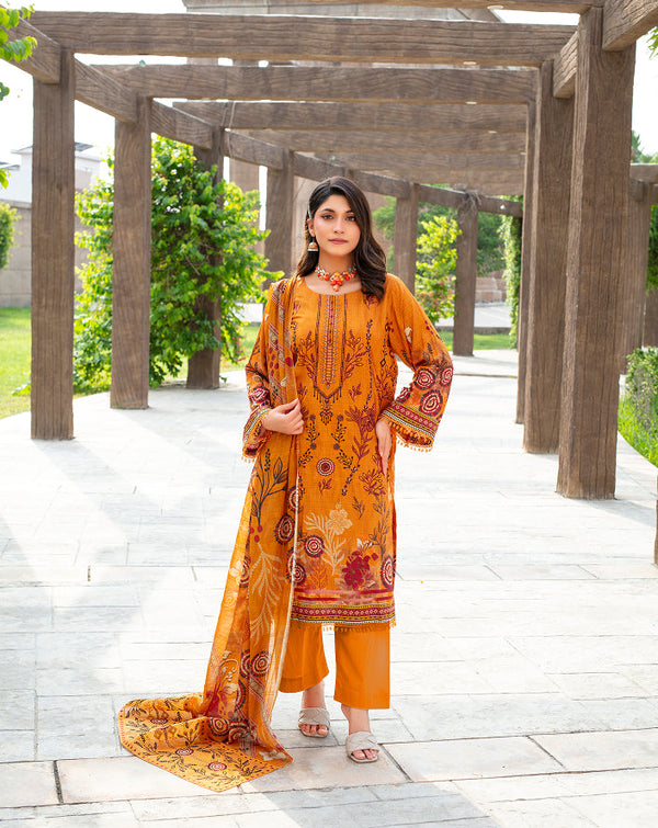 SAFEENA Viscose EMB Shirt & Dupatta Vol-2457