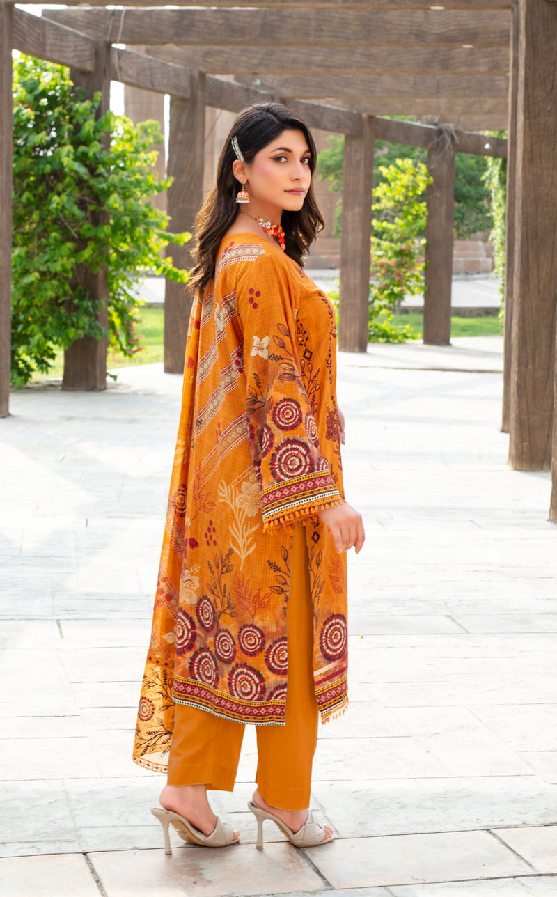 SAFEENA Viscose EMB Shirt & Dupatta Vol-2457