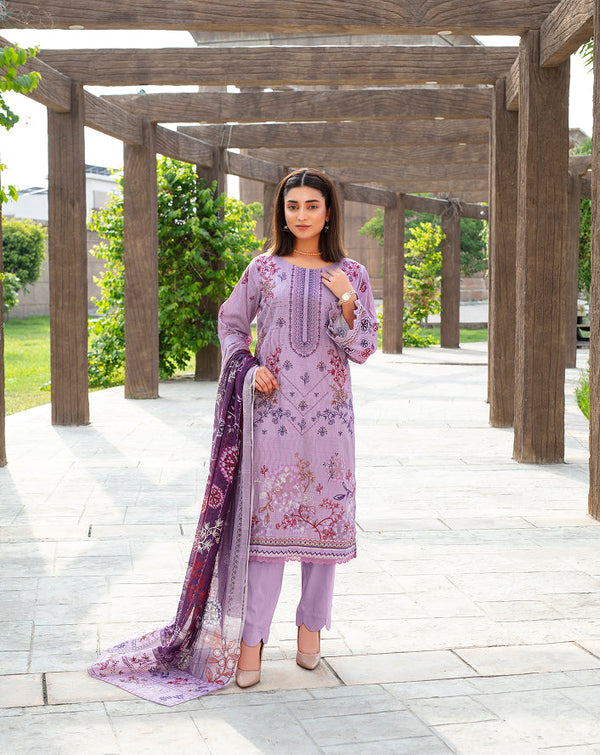 SAFEENA Viscose EMB Shirt & Dupatta Vol-2457