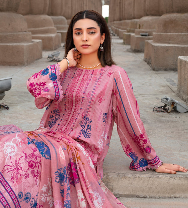 SAFEENA Viscose EMB Shirt & Dupatta Vol-2457