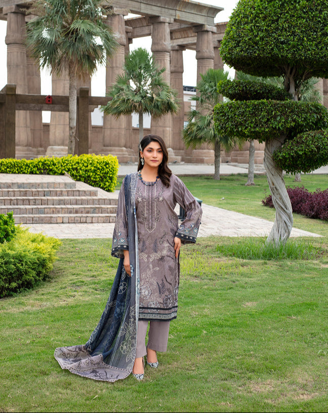 SAFEENA Viscose EMB Shirt & Dupatta Vol-2457