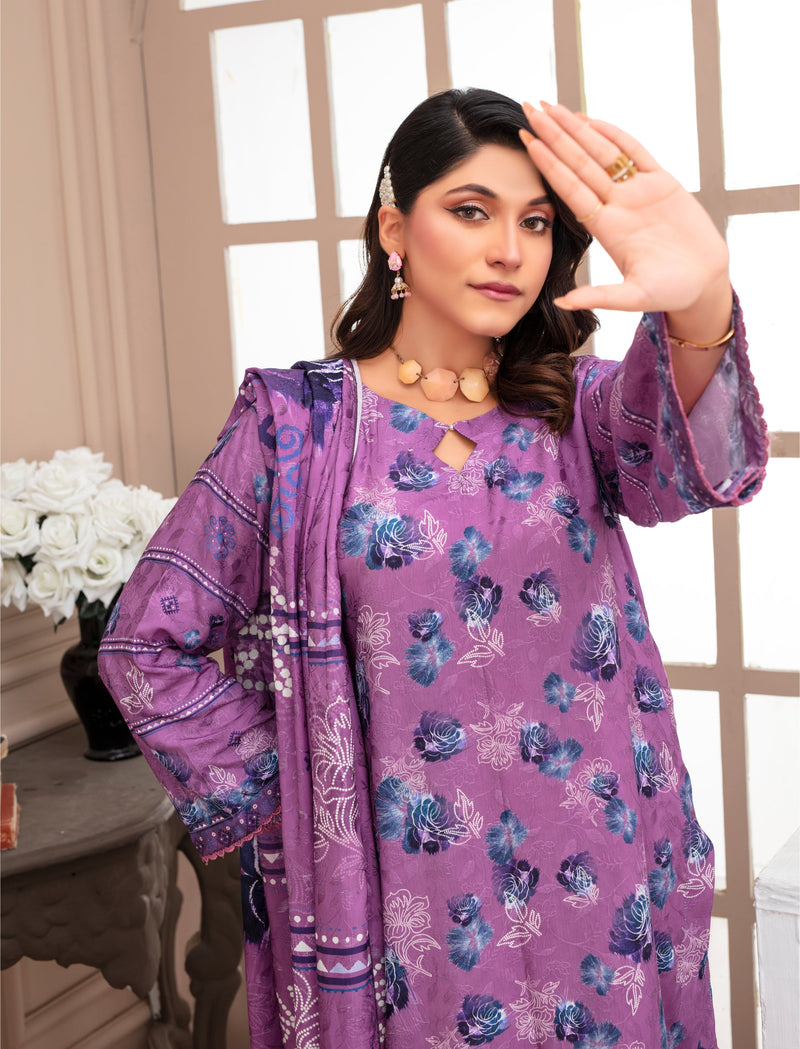 KHOOBSURAT Viscose EMB Shirt & Dupatta Vol-2452