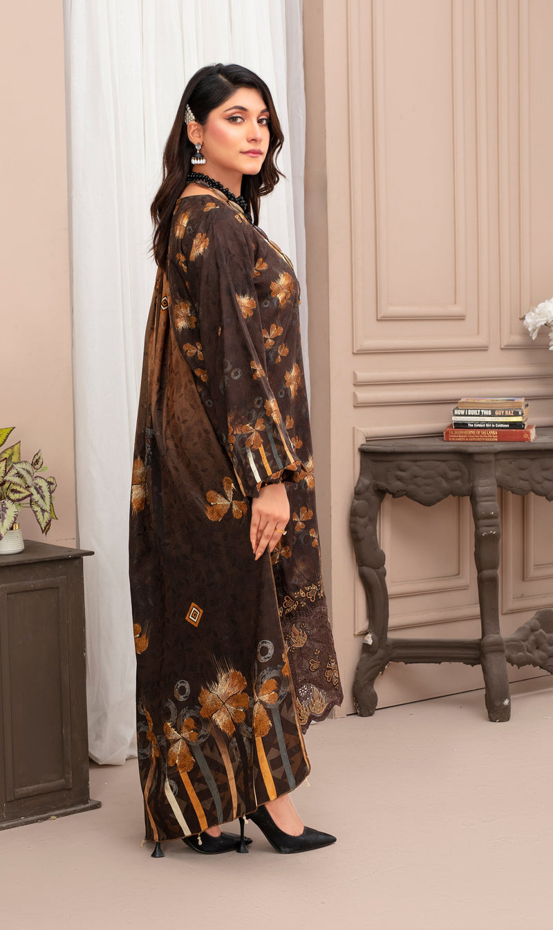 KHOOBSURAT Viscose EMB Shirt & Dupatta Vol-2452