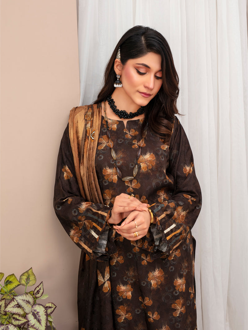 KHOOBSURAT Viscose EMB Shirt & Dupatta Vol-2452