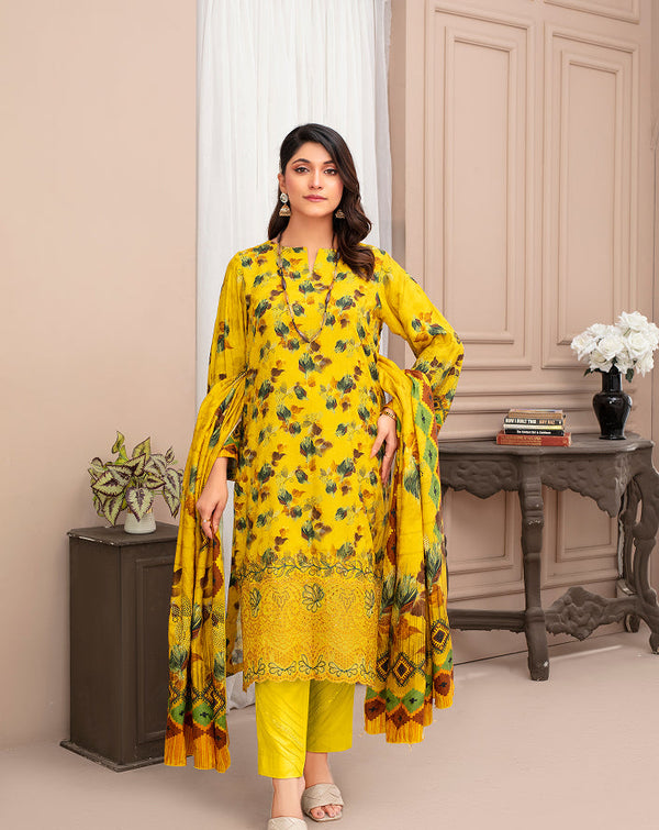 KHOOBSURAT Viscose EMB Shirt & Dupatta Vol-2452