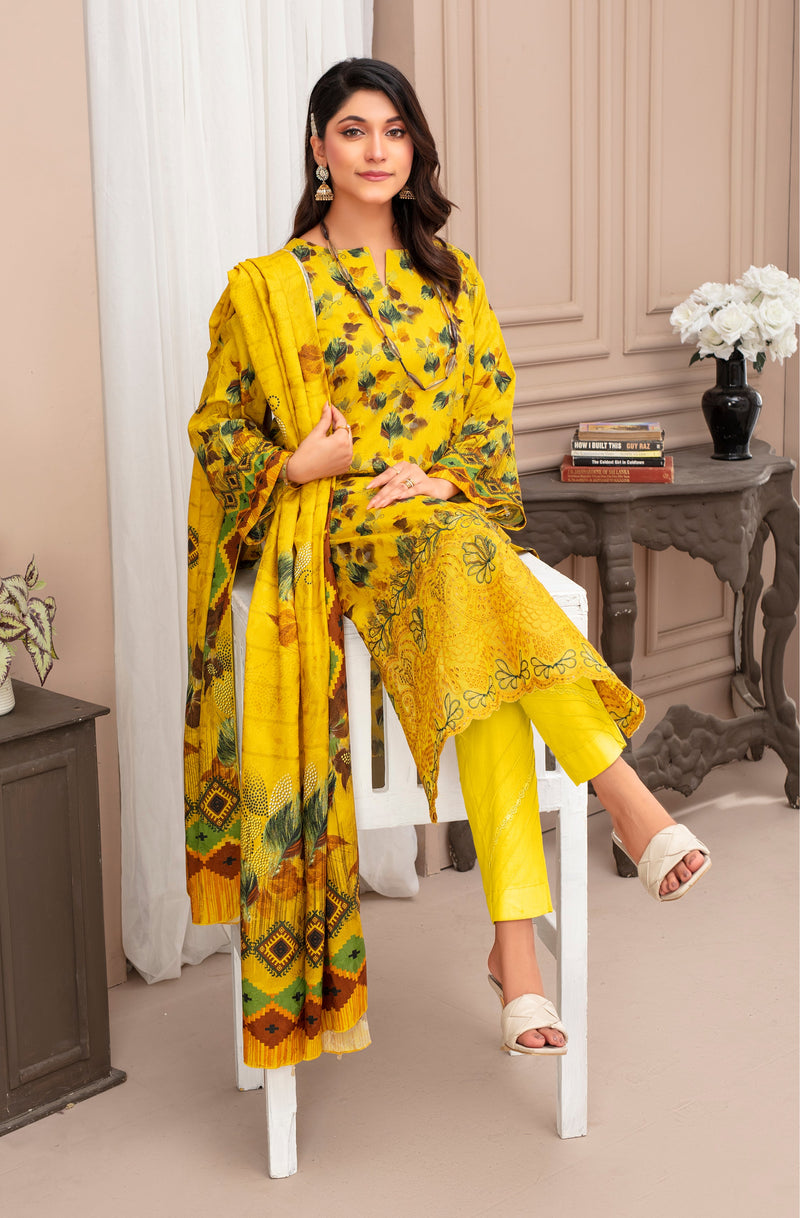 KHOOBSURAT Viscose EMB Shirt & Dupatta Vol-2452