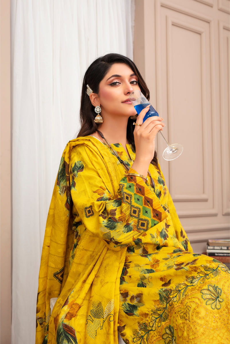 KHOOBSURAT Viscose EMB Shirt & Dupatta Vol-2452