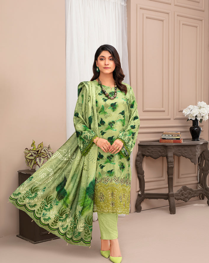 KHOOBSURAT Viscose EMB Shirt & Dupatta Vol-2452