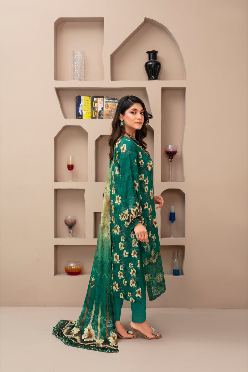 KHOOBSURAT Viscose EMB Shirt & Dupatta Vol-2452