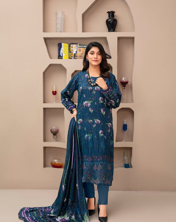 KHOOBSURAT Viscose EMB Shirt & Dupatta Vol-2452