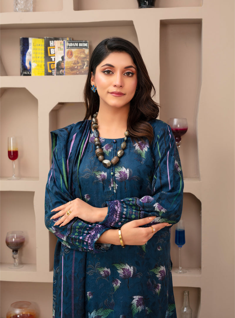 KHOOBSURAT Viscose EMB Shirt & Dupatta Vol-2452